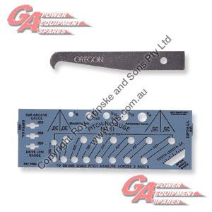 ***USE GAF109895*** OREGON QUICK CHECK GAUGE & BAR GROOVE CLEANER SET