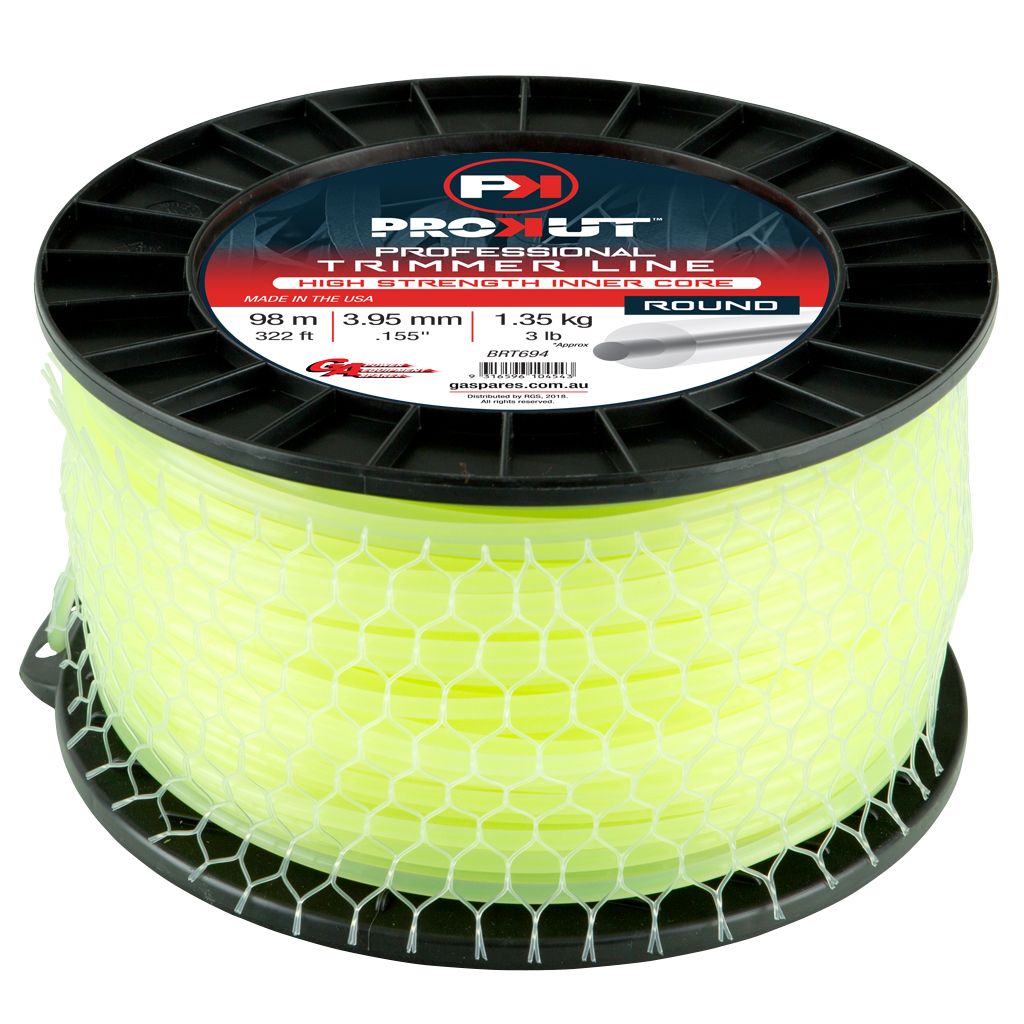 PROKUT TRIMMER LINE ROUND YELLOW 0.155