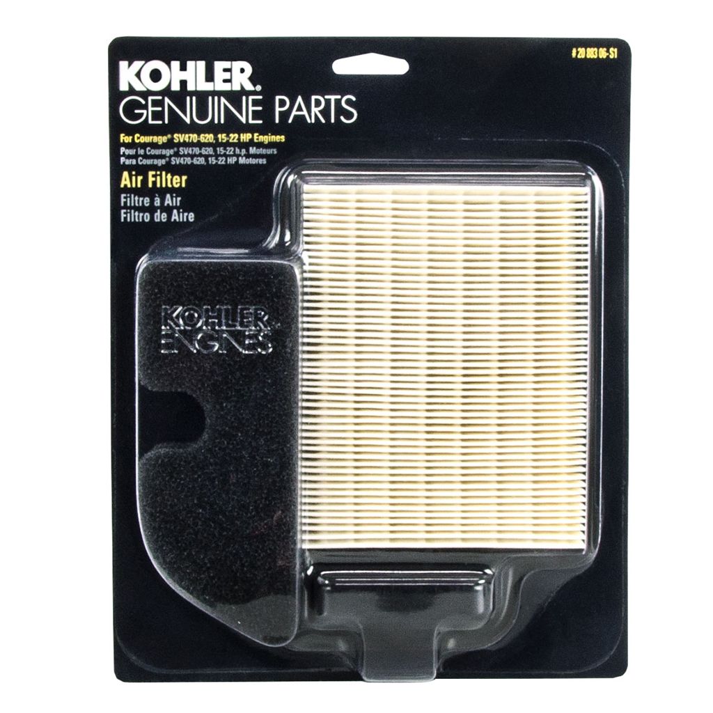 KOHLER AIR FILTER & PRE-FILTER KIT SV470 SV480 SV490 SV530 SV600 SV610 SV620