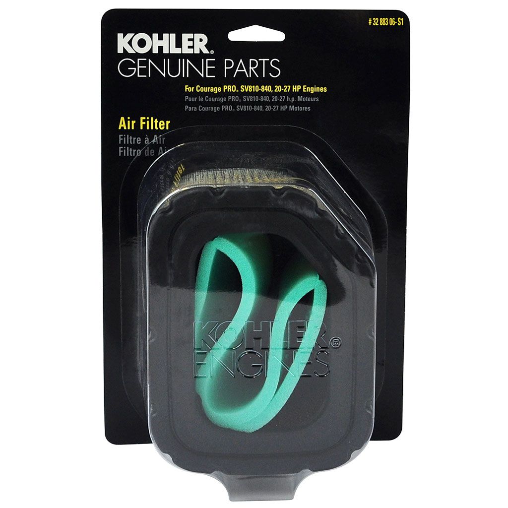 KOHLER AIR FILTER & PRE-FILTER KIT SV810-840