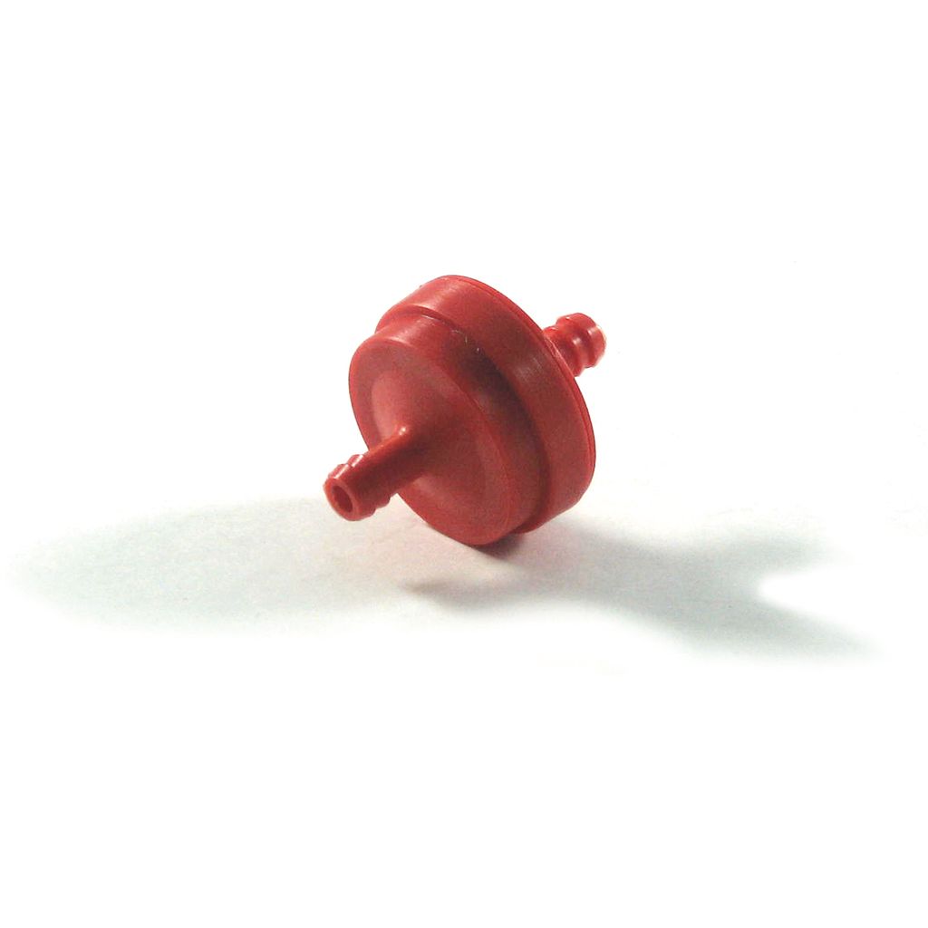 BRIGGS & STRATTON INLINE FUEL FILTER RED FITS 1/4
