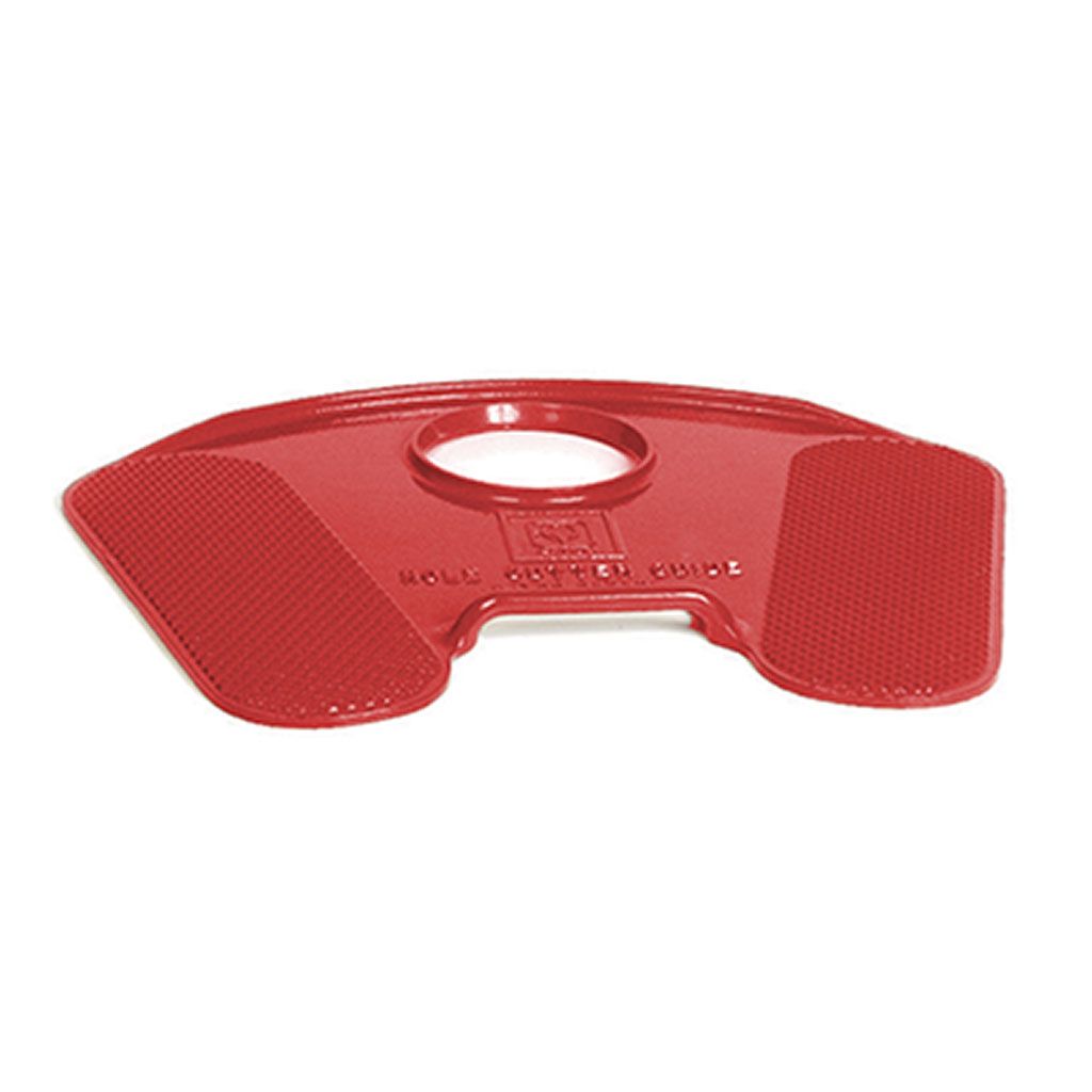 RECYCLED PLASTIC HOLE CUTTER GUIDE
