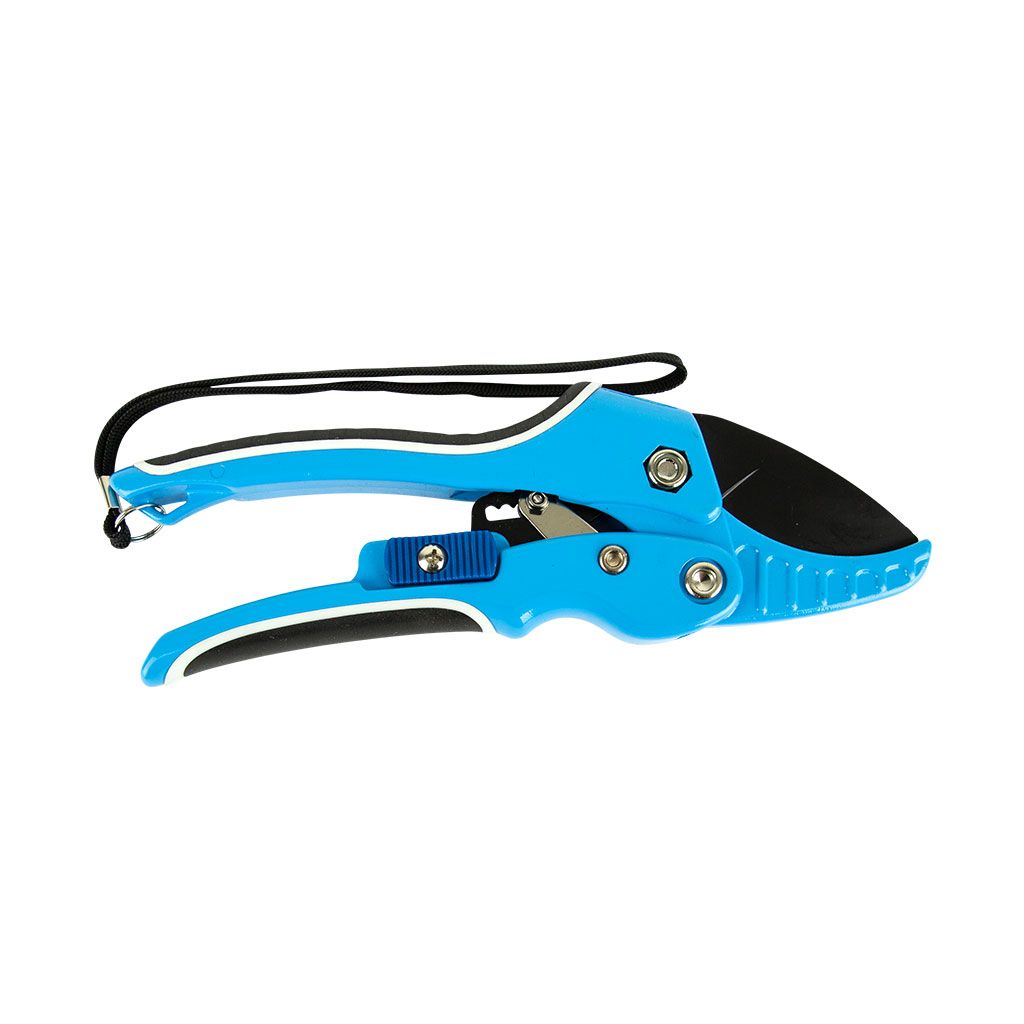 BARNEL USA CURVED BLADE ALUMINIUM RATCHET PRUNER 7.5